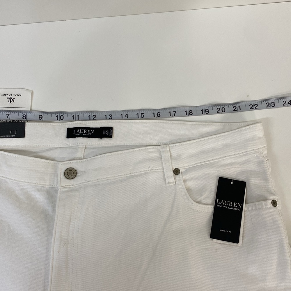 Lauren Ralph Lauren Jeans High Rise Straight Ankle Comfort Stretch Women's 22W - Picture 12 of 12